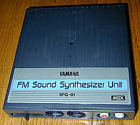 YAMAHA/VICTOR製MSX専用FM音源ユニット SFG-01