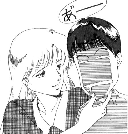 中島君、お姉さまに囁かれるの図